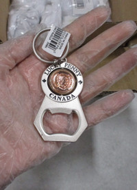 LUCKY PENNY CANADA BOTTLE OPENER KEYCHAINS