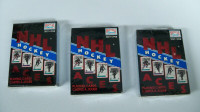 3 decks of Collectible Hockey Playing Cards from 1997 / 1998 NEW