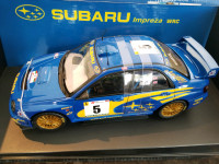 1:18 Diecast Autoart 2001 Subaru Impreza WRX STI WRC Rally Portu