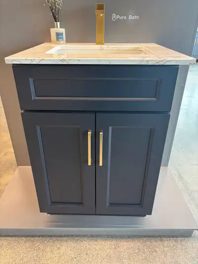 24″ Bathroom Vanity Solidwood with Countertop, View more