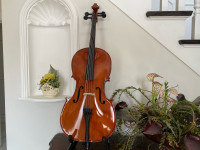 Cello, new ,1/8,with stand