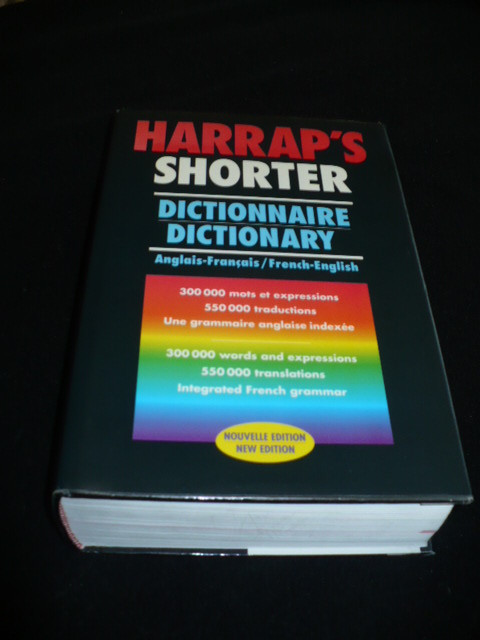 Dictionnaire anglais Harrap's, dictionnaire français dans Manuels  à St-Georges-de-Beauce - Image 2