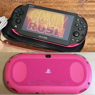 PINK Playstation PS VITA SLIM 2000 PSVITA MODDED 999+ Games, View more