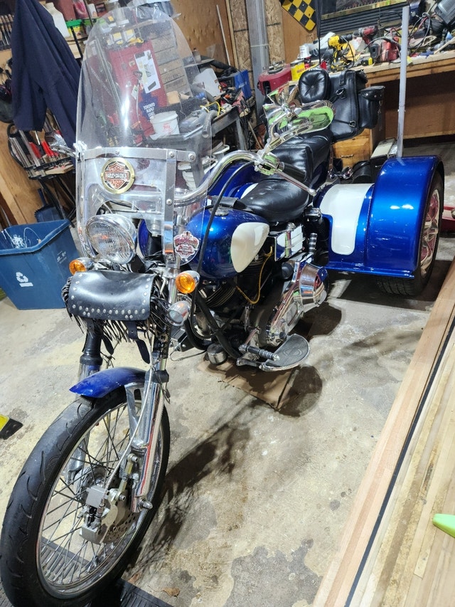 1975 Harley Davidson Shovelhead Trike Street, Cruisers & Choppers