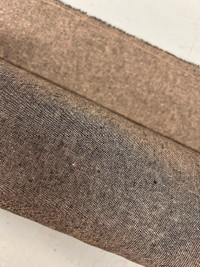 Woven dark grey organic bamboo fabric roll