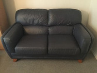 Apartment couch real leather