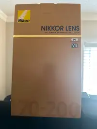 Nikon 70 200 f2.8 FL lens