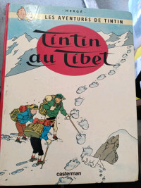 Tintin au Tibet - French print 