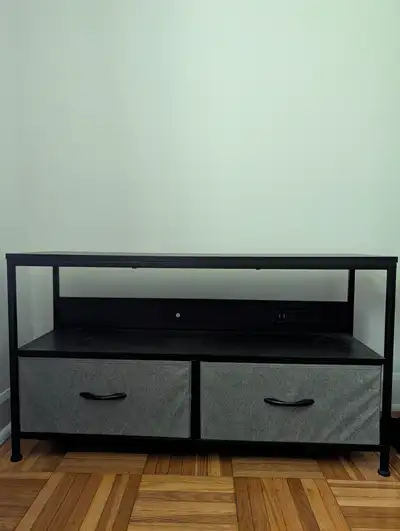 Selling a modern SONGMICS TV Stand / Entertainment Center in fantastic, like-new condition. It featu...