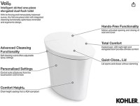 NEW on the BOX - Intelligent Toilet- Kohler K-5401-PA-0 Veil
