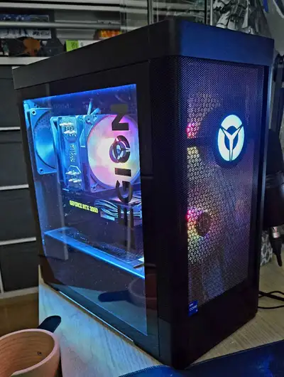 Lenovo Legion Gaming PC - RTX 3060, i5-12400, 32GB DDR5  RAM, View more