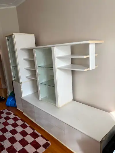 Meuble TV blanc années 2000, View more