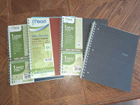 4 brand new notebooks