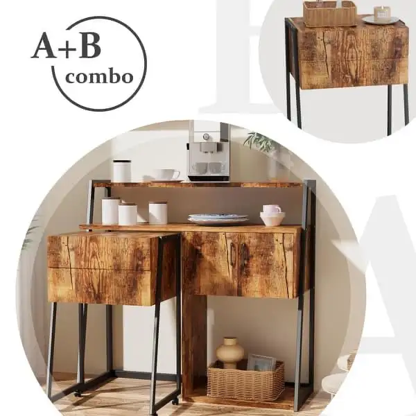 New Buffet & Bar Cabinet with Storage Coffee Bar in Hutches & Display Cabinets in City of Toronto - Image 3
