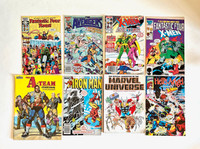 Lot Marvel Comics, Fantastic Four, Avengers, X-Men...1982 à 1992