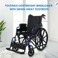 Wheelchair - foldable and lightweight