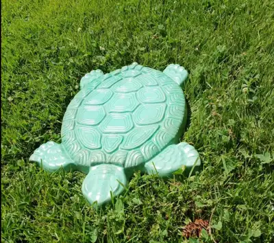 New garden stone.  turtle Sunflower BIGFOOT/Sasquatch, View more