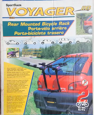Rear Mounted Bicycle Rack for (2) Bikes, View more