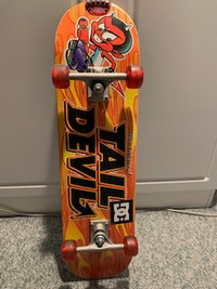 Tail Devil Skateboard with Spark Plate
