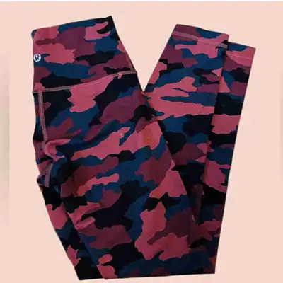 Lululemon Athletica Wunder Train  Tight Camo Leggings si, View more