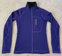 Peak Performance Wool Blend Fleece Midlayer Jacket - Size XS