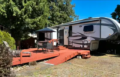 Rv and lot in Qualicum Bay BC , 5 min south of Bowser and 10 min north of Qualicum BC. More info in...