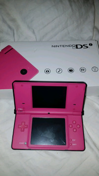 MINT HOT PINK NINTENDO WITH CHARGER, MANUAL & BOX