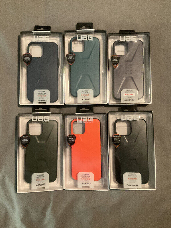 UAG CIVILIAN CASES FOR IPHONE 12 PRO MAX 6.7" - VARIOUS COLORS in Cell Phone Accessories in Mississauga / Peel Region