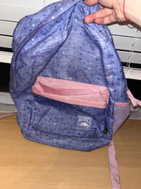Roots school bag girls/sac a dos purple 