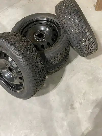 Winter tires and rims, great condition. Sailun Ice Blazer 225/60r17
