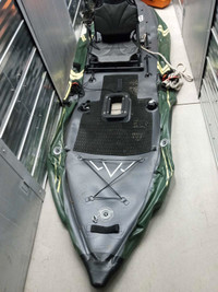 Bozeman inflatable kayak pedal assist