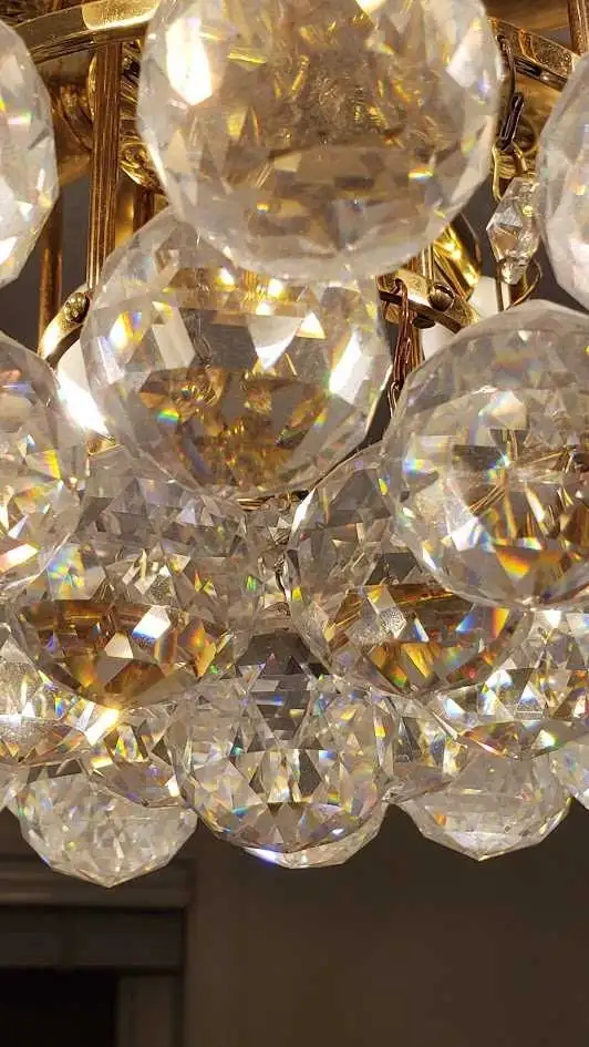 REAL Crystal Chandelier 1.5" Balls in Indoor Lighting & Fans in Markham / York Region - Image 5