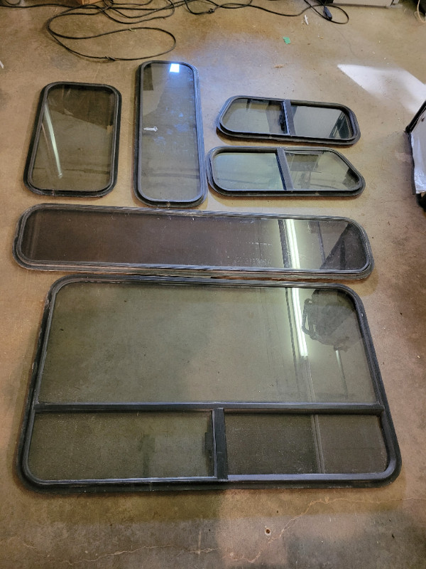 RV Radius Windows with Clamp Rings in RV & Camper Parts & Accessories in Kelowna