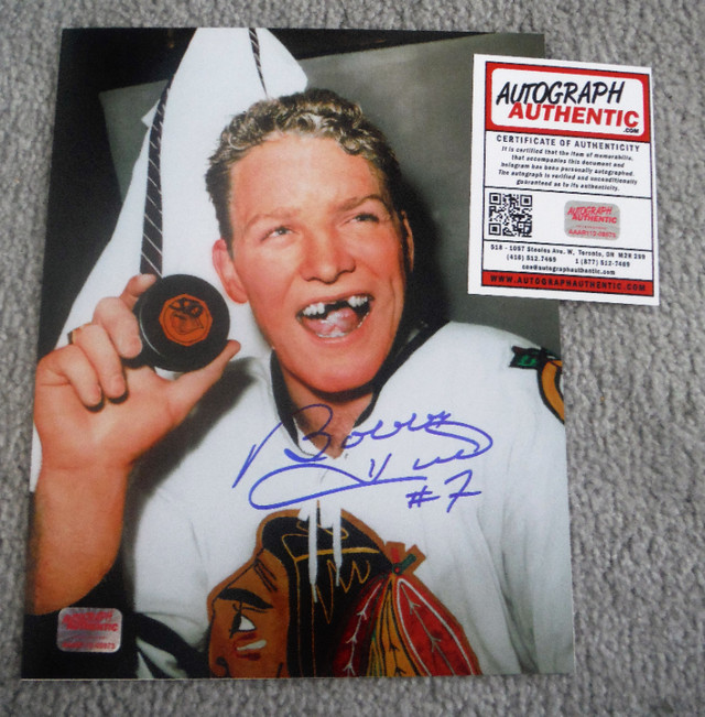Bobby Hull autographed 8"x10" photos with COA's for sale ! in Arts & Collectibles in City of Halifax - Image 2
