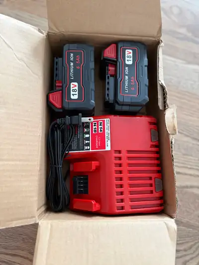 Milwaukee Battery and Charger replacement, View more