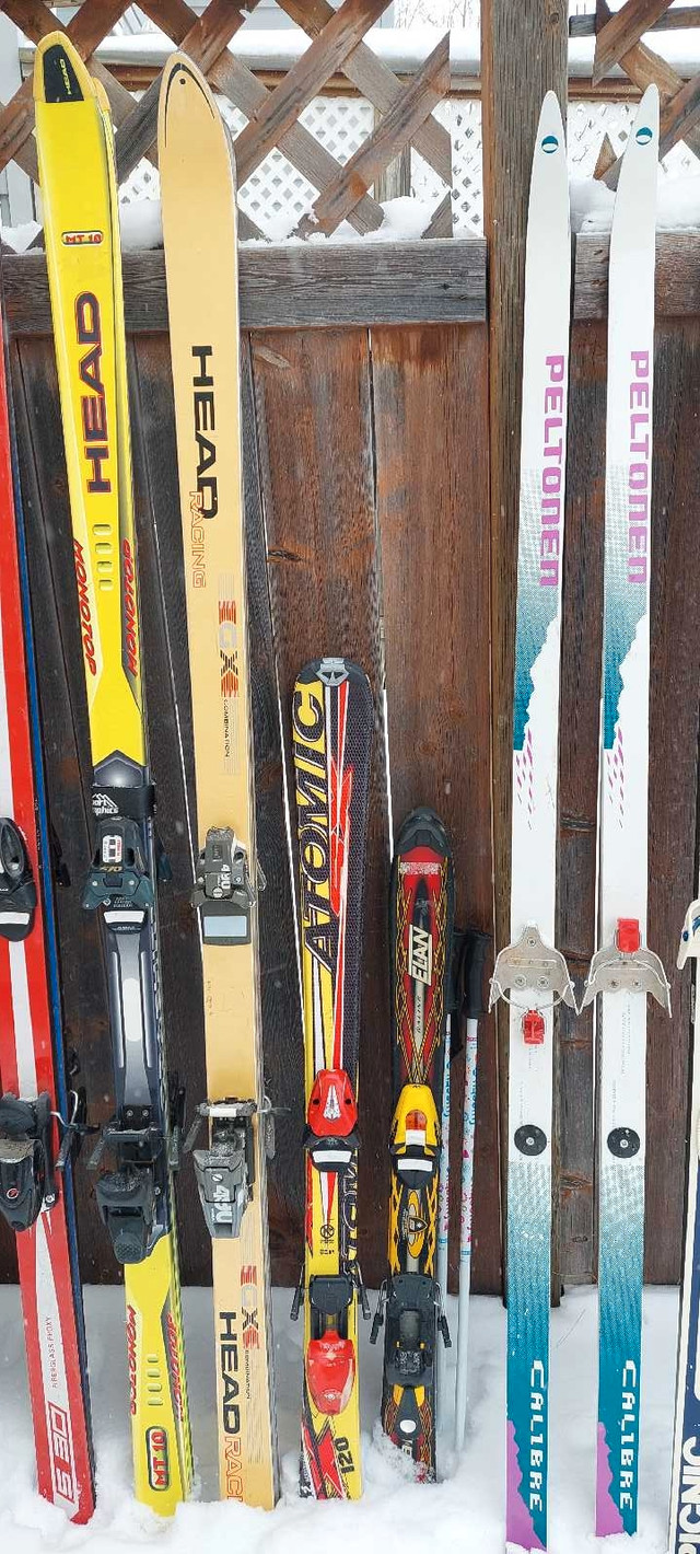 Downhill and cross country skis, great shape, $35 per pair in Ski in Calgary
