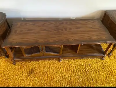 Vintage Solid Wood Coffee Table, View more
