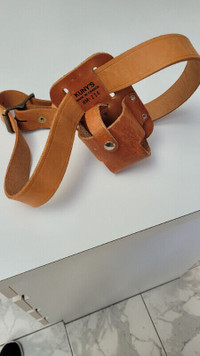 Ceinture menuisier en cuir Neuve