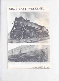 6167 --and 6218 First / Canadian National Railway / 1964 history