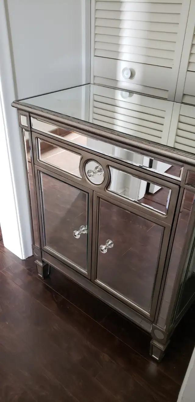 Set of Chic Mirror End Tables in Other Tables in Edmonton - Image 3