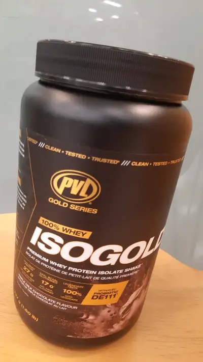 PVL ISO-GOLD Premium Whey Isolate (727g) - Factory Sealed, View more