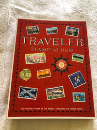 Brand new vintage “Traveler” Stamp Album