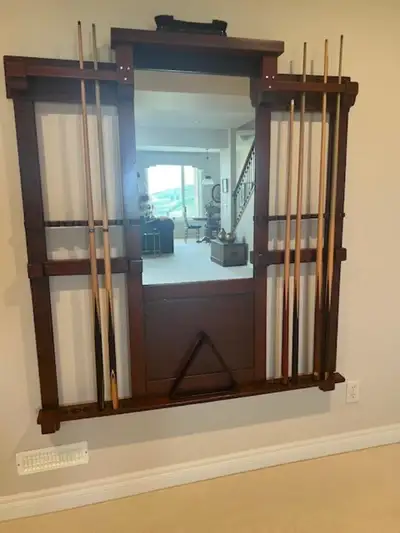 POOL CUE RACK, View more