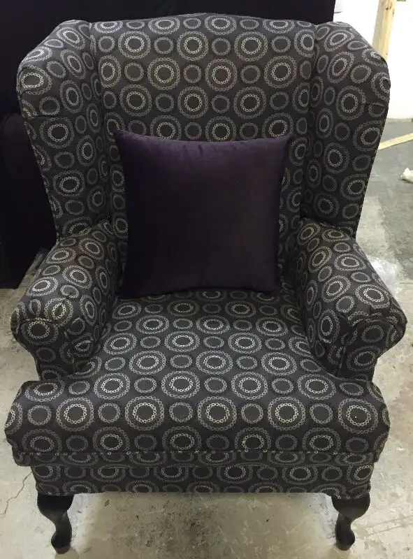 Order New Regular or Custom Made Wing Chair Made In Canada in Chairs & Recliners in Mississauga / Peel Region - Image 2