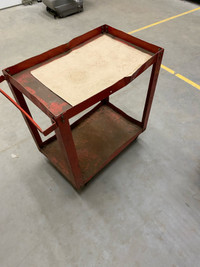 USED RED TOOL CART /PARTS CART