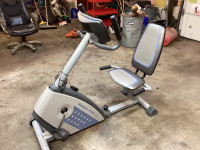 Recumbent exercise bike