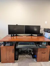 BESTAR Double-Pedestal Computer Desk