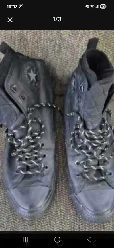 Converse All Star Leather Boots - Size 12, View more