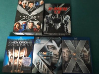 X MEN DVDs and Blue Ray