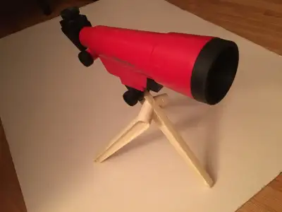 VINTAGE 1986 FISHER-PRICE 6605 STARSCOPE SET WITH 5 SLIDES play telescope and original manual Good u...